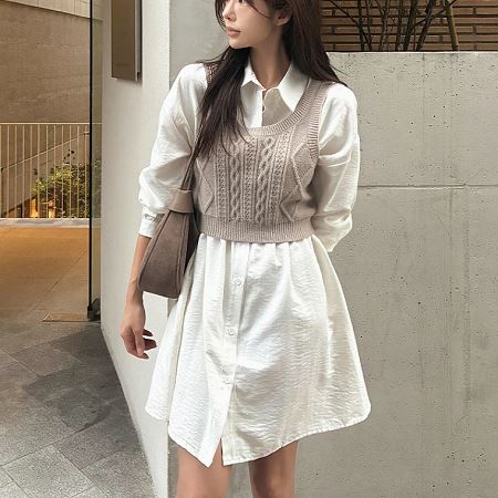 A variety of Dongdaemum Women’s One-Pieces, representing the allure of Korean fashion.