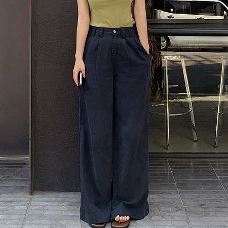 An array of Dongdaemum Women’s Pants, embodying the versatility of Korean fashion.