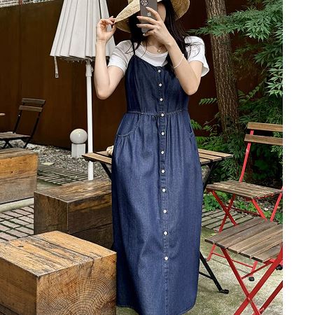 A collection of Dongdaemum Women’s Dresses, encapsulating the charm of Korean fashion.
