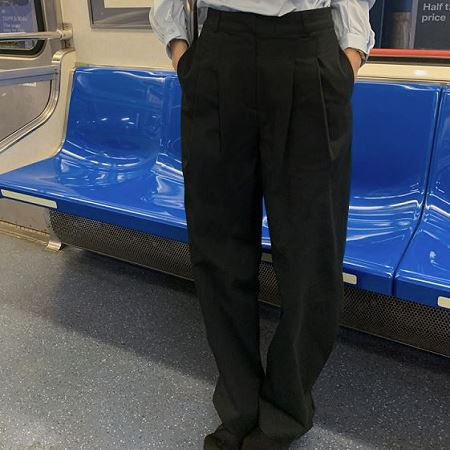 An array of Dongdaemum Women’s Pants, embodying the versatility of Korean fashion.