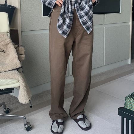 An array of Dongdaemum Women’s Pants, embodying the versatility of Korean fashion.