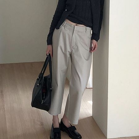 An array of Dongdaemum Women’s Pants, embodying the versatility of Korean fashion.