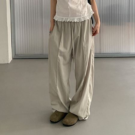 An array of Dongdaemum Women’s Pants, embodying the versatility of Korean fashion.