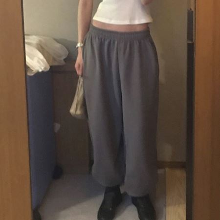 An array of Dongdaemum Women’s Pants, embodying the versatility of Korean fashion.