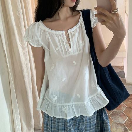 A selection of Dongdaemum Women’s Shirts & Tops, showcasing the best of Korean fashion.
