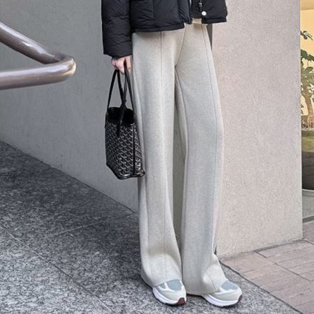 An array of Dongdaemum Women’s Pants, embodying the versatility of Korean fashion.