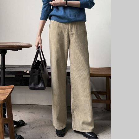 An array of Dongdaemum Women’s Pants, embodying the versatility of Korean fashion.