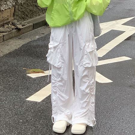 An array of Dongdaemum Women’s Pants, embodying the versatility of Korean fashion.