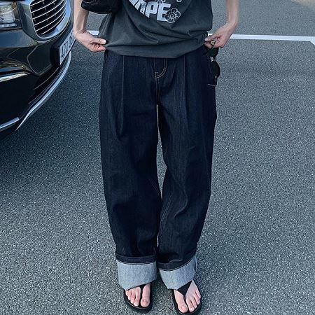 An array of Dongdaemum Women’s Pants, embodying the versatility of Korean fashion.