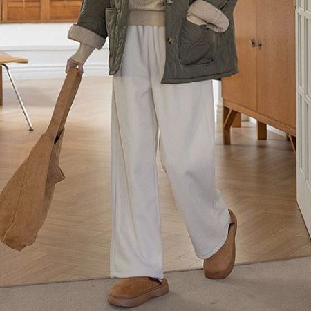 An array of Dongdaemum Women’s Pants, embodying the versatility of Korean fashion.