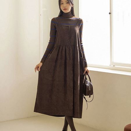 A collection of Dongdaemum Women’s Dresses, encapsulating the charm of Korean fashion.