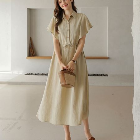 A collection of Dongdaemum Women’s Dresses, encapsulating the charm of Korean fashion.