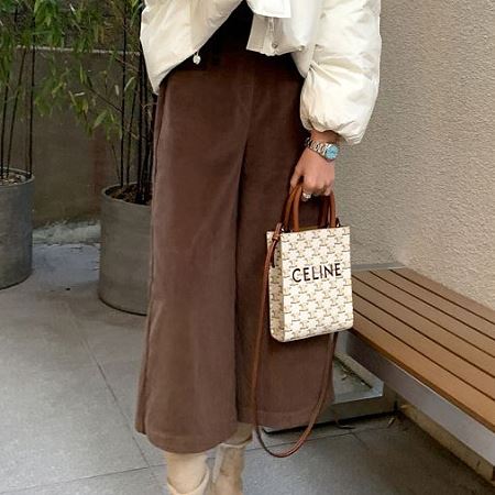 An array of Dongdaemum Women’s Pants, embodying the versatility of Korean fashion.