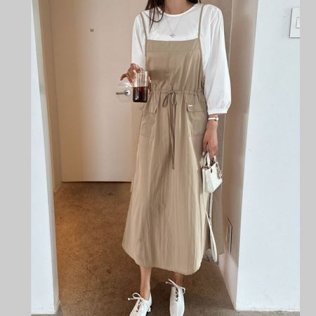 A collection of Dongdaemum Women’s Dresses, encapsulating the charm of Korean fashion.