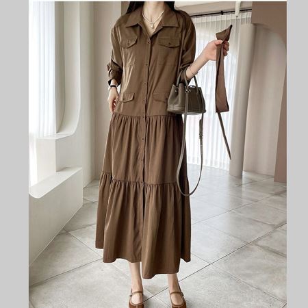 A collection of Dongdaemum Women’s Dresses, encapsulating the charm of Korean fashion.