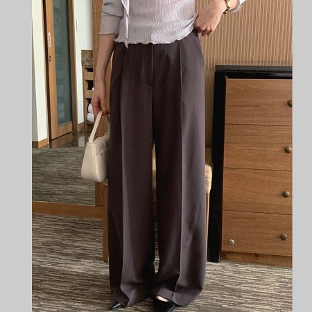 An array of Dongdaemum Women’s Pants, embodying the versatility of Korean fashion.