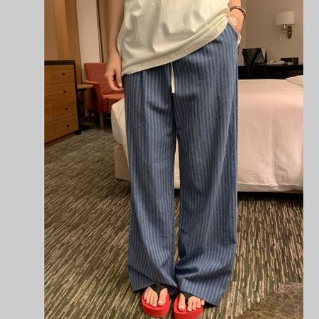 An array of Dongdaemum Women’s Pants, embodying the versatility of Korean fashion.