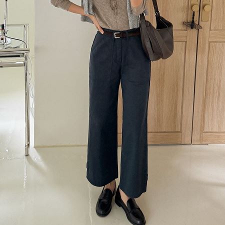 An array of Dongdaemum Women’s Pants, embodying the versatility of Korean fashion.