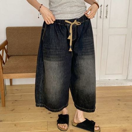 An array of Dongdaemum Women’s Pants, embodying the versatility of Korean fashion.