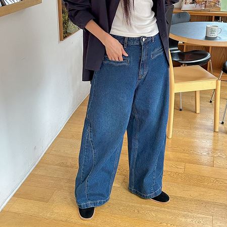 An array of Dongdaemum Women’s Pants, embodying the versatility of Korean fashion.