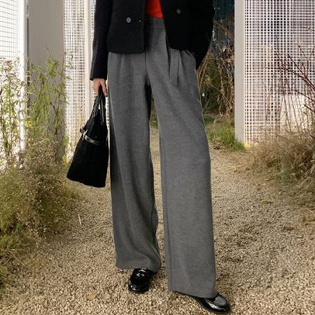 An array of Dongdaemum Women’s Pants, embodying the versatility of Korean fashion.