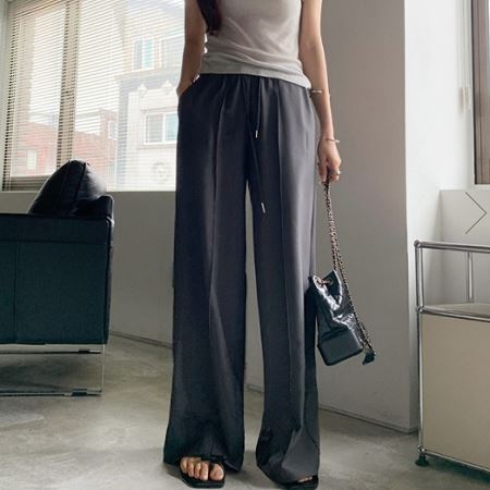 An array of Dongdaemum Women’s Pants, embodying the versatility of Korean fashion.