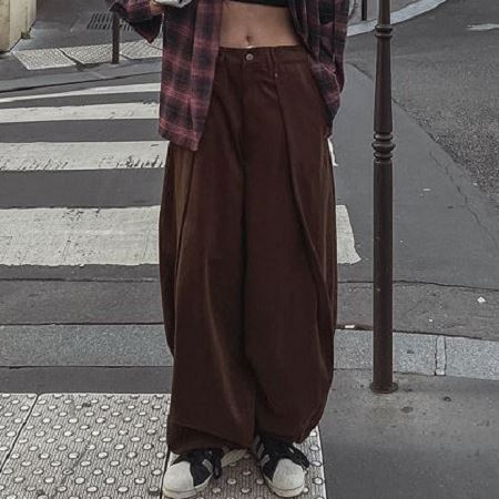 An array of Dongdaemum Women’s Pants, embodying the versatility of Korean fashion.