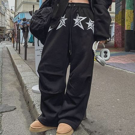 An array of Dongdaemum Women’s Pants, embodying the versatility of Korean fashion.