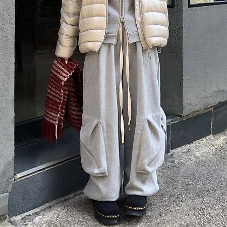An array of Dongdaemum Women’s Pants, embodying the versatility of Korean fashion.