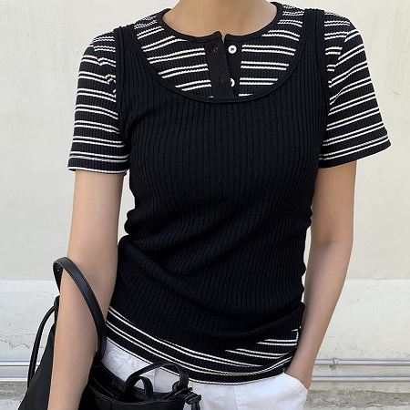 Dongdaemum Women’s Shirts, Tops & T-Shirts, a testament to the elegance and quality of wholesale Korean fashion.