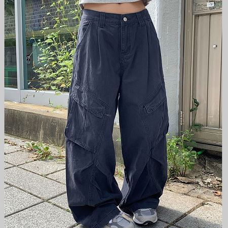 An array of Dongdaemum Women’s Pants, embodying the versatility of Korean fashion.