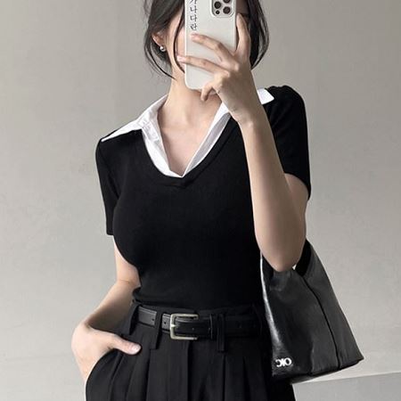 Dongdaemum Women’s Shirts, Tops & T-Shirts, a testament to the elegance and quality of wholesale Korean fashion.
