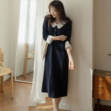 A collection of Dongdaemum Women’s Dresses, encapsulating the charm of Korean fashion.