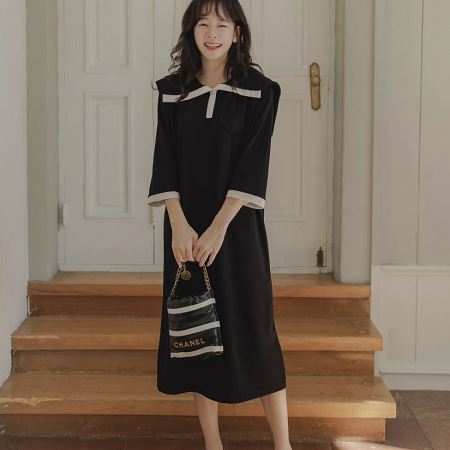 A collection of Dongdaemum Women’s Dresses, encapsulating the charm of Korean fashion.